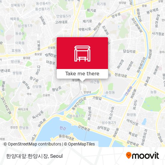 한양대앞.한양시장 map