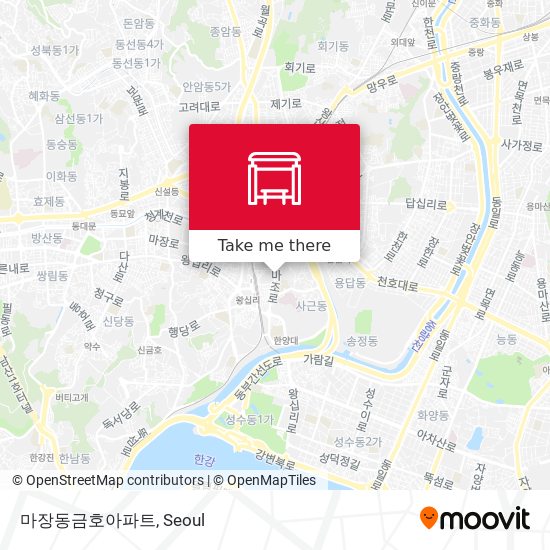 마장동금호아파트 map