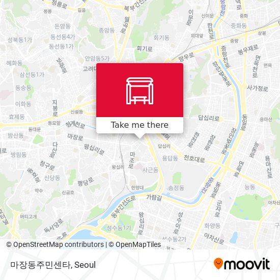 마장동주민센타 map