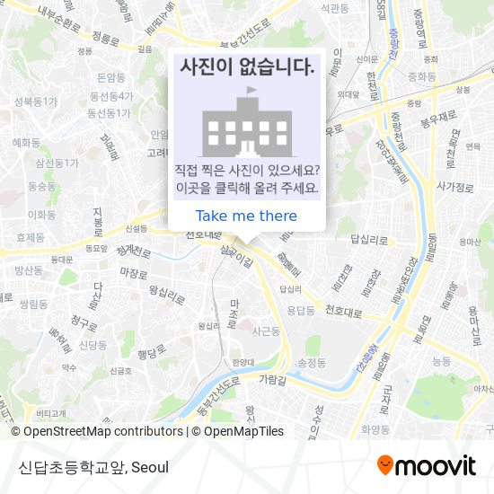 신답초등학교앞 map