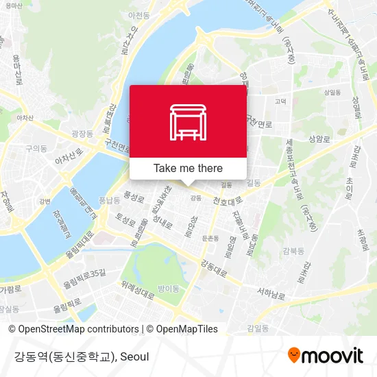 강동역(동신중학교) map