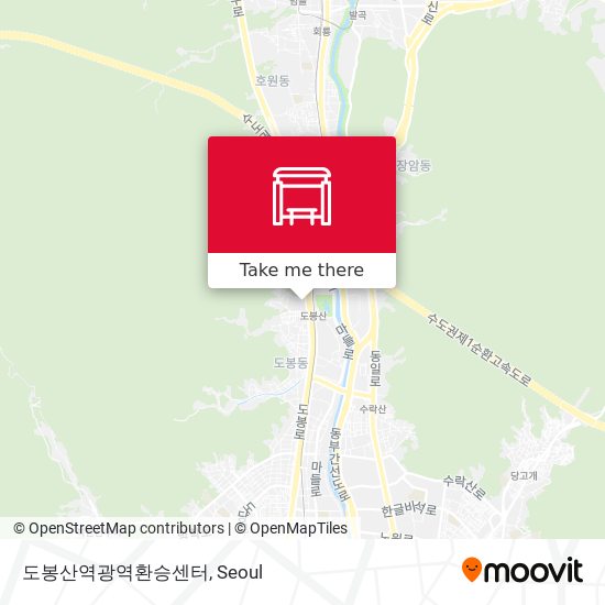 도봉산역광역환승센터 map