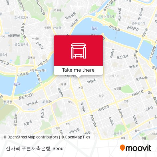 신사역.푸른저축은행 map