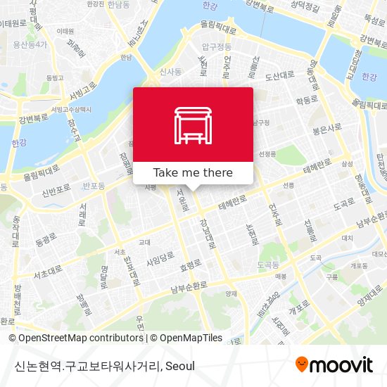 신논현역.구교보타워사거리 map