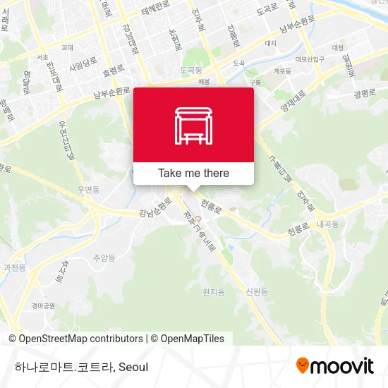 하나로마트.코트라 map