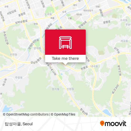 탑성마을 map