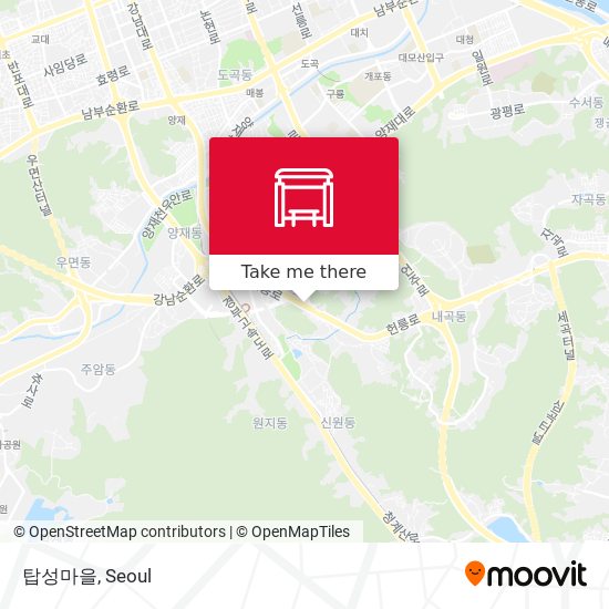 탑성마을 map