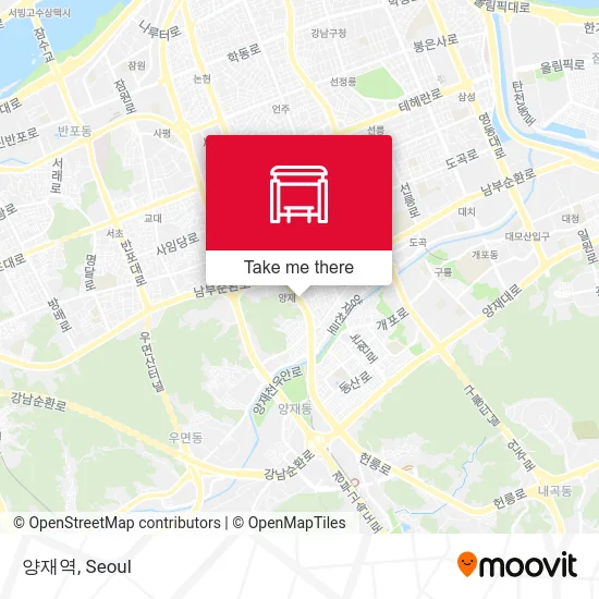 양재역 map