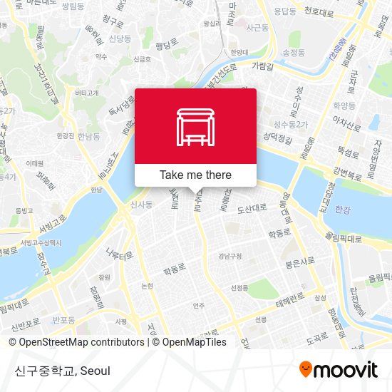 신구중학교 map