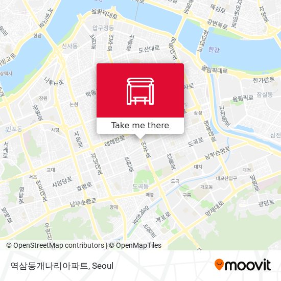 역삼동개나리아파트 map