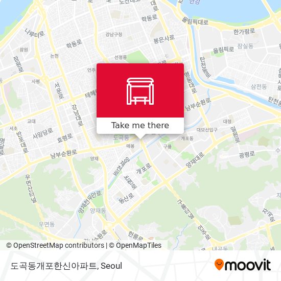 도곡동개포한신아파트 map