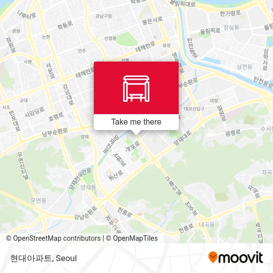 현대아파트 map