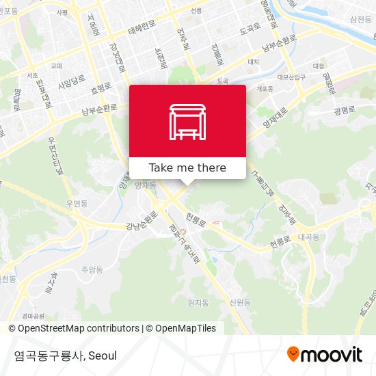 염곡동구룡사 map