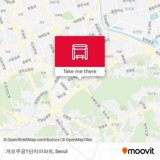 개포주공1단지아파트 map