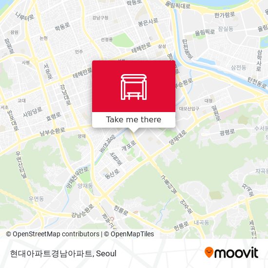 현대아파트경남아파트 map