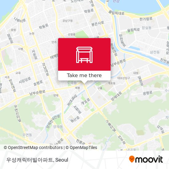 우성캐릭터빌아파트 map