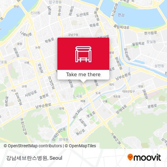 강남세브란스병원 map