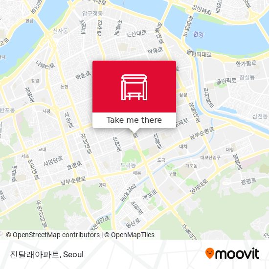 진달래아파트 map