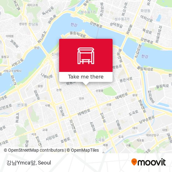 강남Ymca앞 map