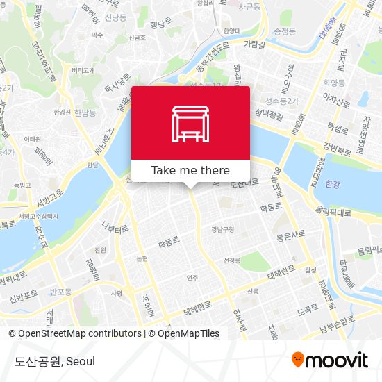 도산공원 map