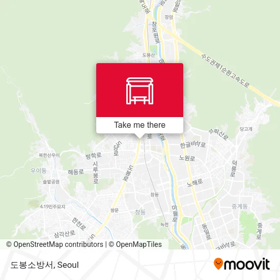 도봉소방서 map