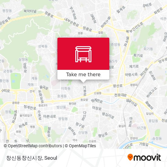 창신동창신시장 map