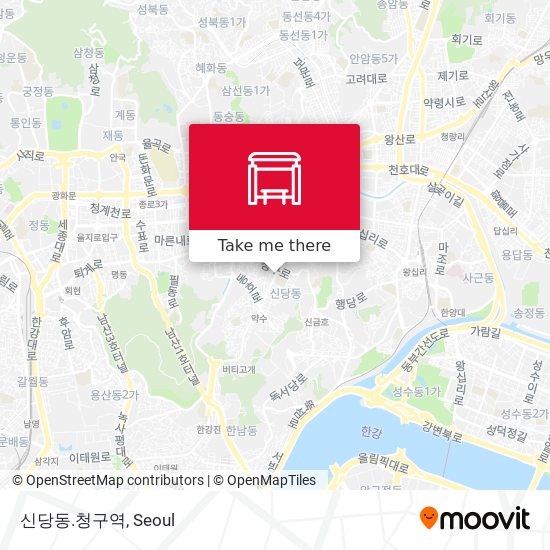 신당동.청구역 map