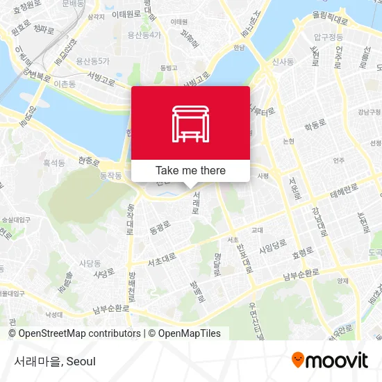 서래마을 map