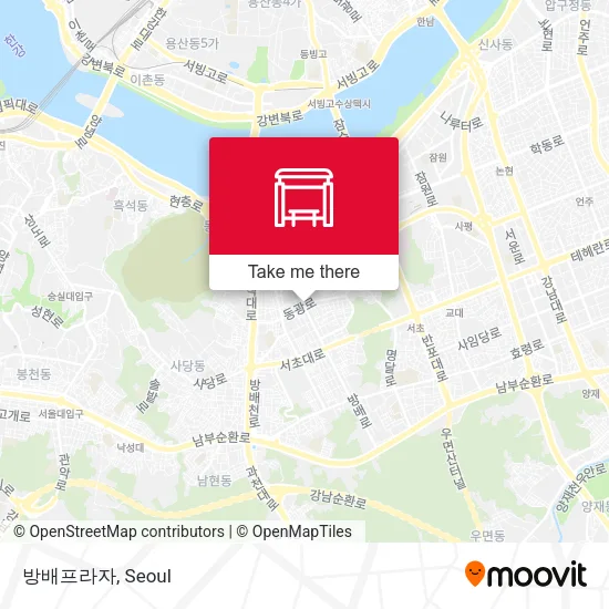 방배프라자 map