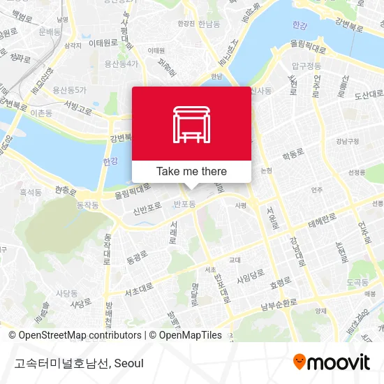 고속터미널호남선 map