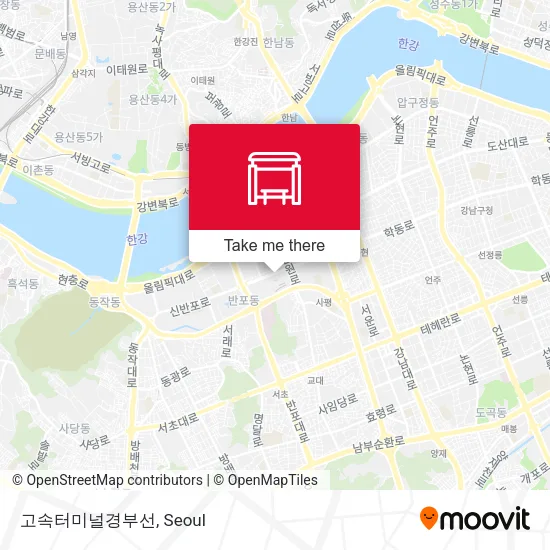 고속터미널경부선 map