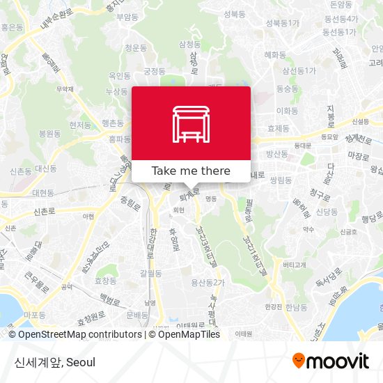 신세계앞 map