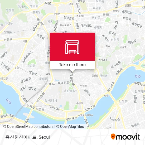 용산한신아파트 map