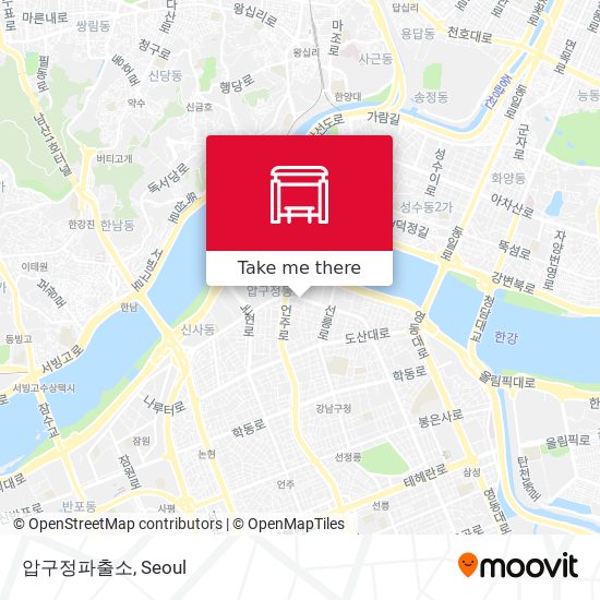 압구정파출소 map