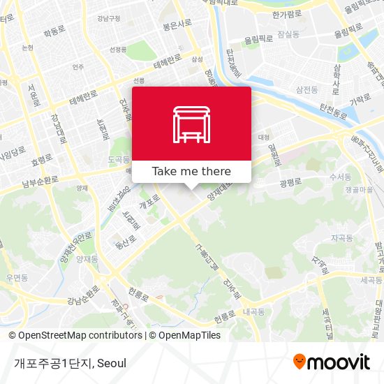 개포주공1단지 map