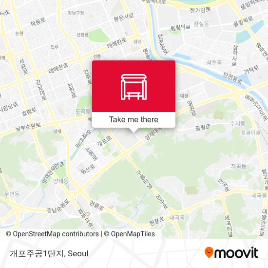 개포주공1단지 map