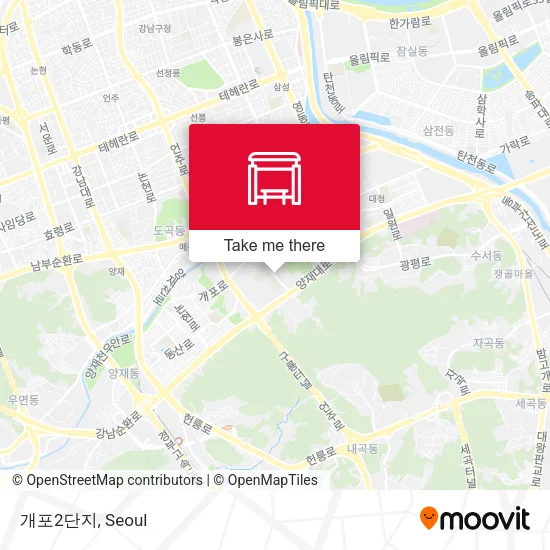개포2단지 map