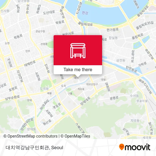 대치역강남구민회관 map