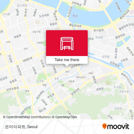 은마아파트 map