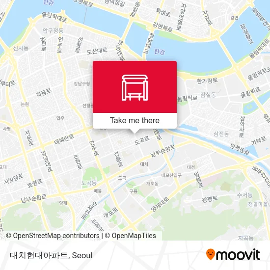 대치현대아파트 map