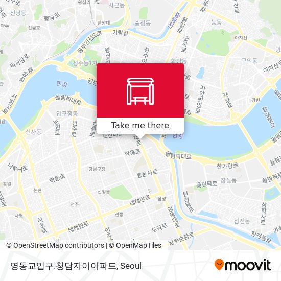 영동교입구.청담자이아파트 map