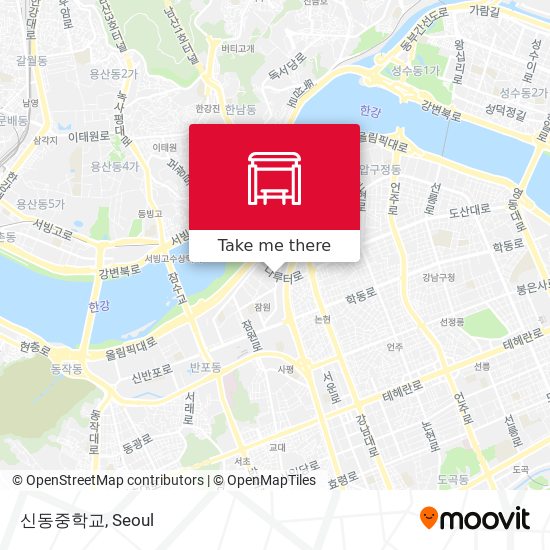 신동중학교 map