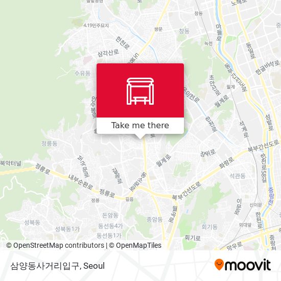 삼양동사거리입구 map