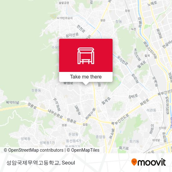 성암국제무역고등학교 map