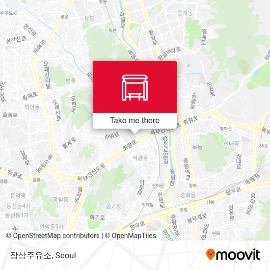 장삼주유소 map