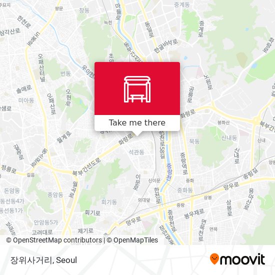 장위사거리 map