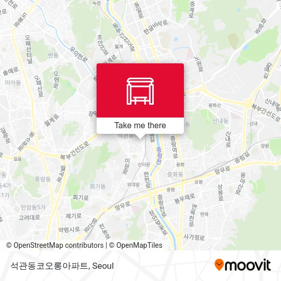석관동코오롱아파트 map