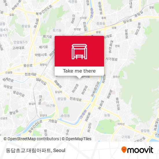 동답초교.대림아파트 map