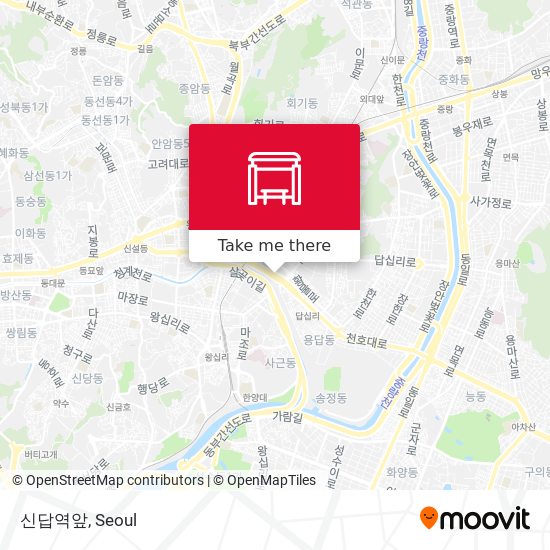 신답역앞 map