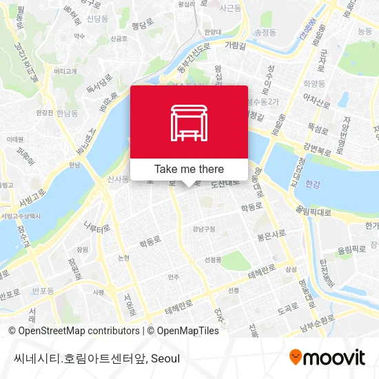 씨네시티.호림아트센터앞 map